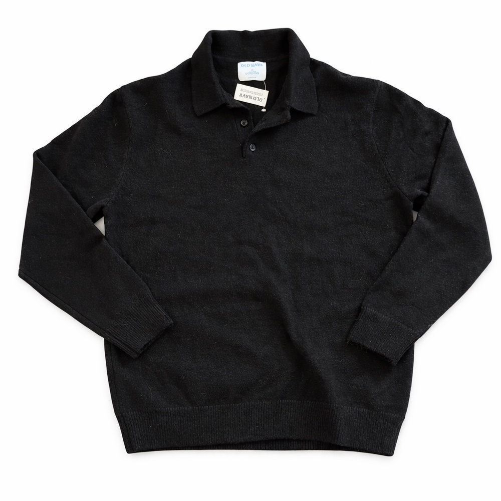 Black Polo Sweater